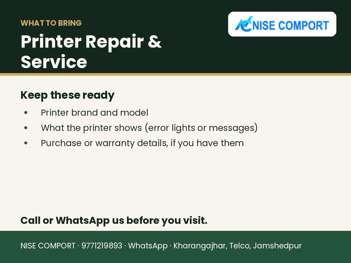 Printer Repair & Service in Jamshedpur: explainer slide 3
